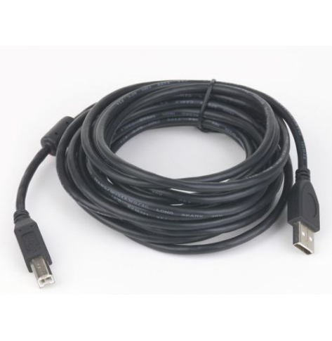 GEMBIRD CCF-USB2-AMBM-15 Gembird AM-BM kabel USB 2.0 4.5M High Quality, FERRYT