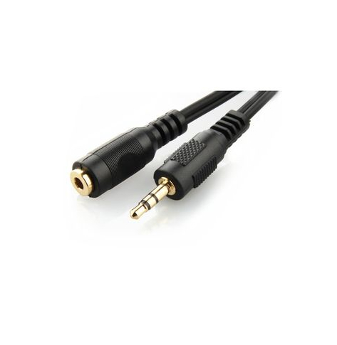 GEMBIRD CCA-421S-5M Gembird kabel stereo minijack przedłużacz 5M gold