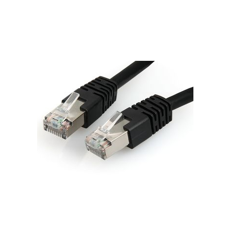 GEMBIRD PP6-0.5M/BK Gembird patchcord RJ45, kat. 6, FTP, 0.5m, czarny