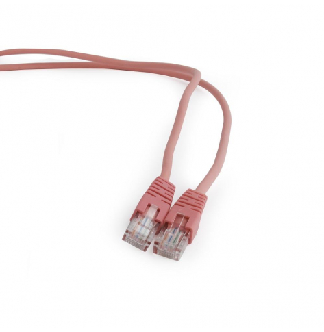 GEMBIRD PP12-5M/RO Gembird patchcord RJ45, osłonka zalewana, kat. 5e, UTP, 5m, różowy