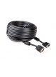 Kabel GEMBIRD CC-PPVGA-30M-B monitorowy HQ SVGA D-sub 15m/15m, ferryt, ekran 30m, czarny