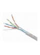 Kabel GEMBIRD FPC-5004E-SOL/100 instalacyjny skrętka FTP, 4x2, kat. 5e, drut CCA, 100m, szary