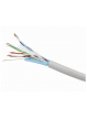 Kabel GEMBIRD FPC-5004E-L/100 instalacyjny FTP, 4x2, kat. 5e, 7x0,152mm, linka CCA, 100m, szary