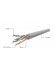 Kabel GEMBIRD UPC-5004E-SOL/100 instalacyjny UTP kat. 5e, drut AL-CU, CCA, 100 m, szary