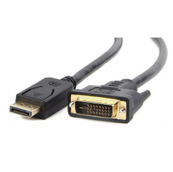 Kabel GEMBIRD CC-DPM-DVIM-1M Gembird kabel DisplayPort (M) - > DVI-D (24+1) 1m