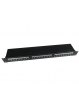 Patchpanel GEMBIRD NPP-C524-002 FTP 19 24P 1U CAT5e czarny