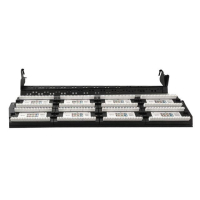 Patchpanel GEMBIRD NPP-C548CM-001 UTP 19 48P 2U CAT5e czarny