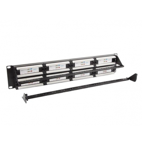 Patchpanel GEMBIRD NPP-C648CM-001 UTP 19 48P 2U CAT6 czarny