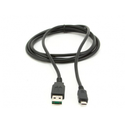 Kabel GEMBIRD USB MICRO AM-MBM5P 2.0 EASY-USB 1m czarny