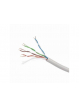 Kabel GEMBIRD UPC-5004E-SO-LSZH instalacyjny UTP kat. 5e LSZH drut CU czysta miedź 305m szary