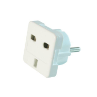 Adapter Zasilanie GEMBIRD A-AC-UKEU-001 ANG/PL Gniazdo