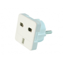 Adapter Zasilanie GEMBIRD A-AC-UKEU-001 ANG/PL Gniazdo