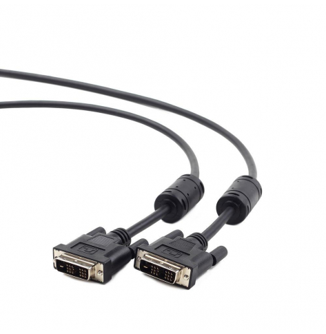Kabel GEMBIRD CC-DVI-BK-6 Gembird kabel DVI monitorowy DVI-DM/DVI-DM (18+1) single link 1.8m black