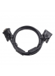 Kabel GEMBIRD CC-DVI-BK-6 Gembird kabel DVI monitorowy DVI-DM/DVI-DM (18+1) single link 1.8m black