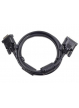 Kabel GEMBIRD CC-DVI2-BK-6 Gembird kabel DVI monitorowy DVI-DM/DVI-DM (24+1) dual link 1.8m black