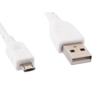 Kabel GEMBIRD micro USB 2.0 AM-MBM5P 0.5m ładowanie transmisja biały