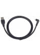 GEMBIRD CCP-MUSB2-AMBM90-6 Gembird kabel micro USB 2.0 AM-MBM5P 1.8M kątowy ładowanie transmisja czarny