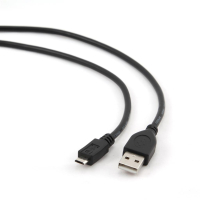 Kabel GEMBIRD micro USB 2.0 AM-MBM5P 3m ładowanie transmisja czarny