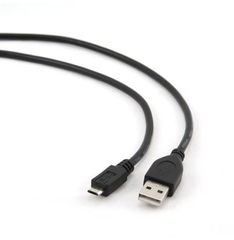 Kabel GEMBIRD micro USB 2.0 AM-MBM5P 3m ładowanie transmisja czarny
