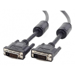 GEMBIRD CC-DVI2-BK-10 Gembird kabel DVI monitorowy DVI-DM/DVI-DM (24+1) dual link 3m black