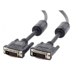 Kabel GEMBIRD CC-DVI2-BK-10 Gembird kabel DVI monitorowy DVI-DM/DVI-DM (24+1) dual link 3m black