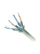 Kabel GEMBIRD PP6A-LSZHCU-1M RJ45 kat. 6A SFTP LSZH 1m szary