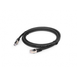 Kabel GEMBIRD RJ45 patchcord kat. 6A SFTP LSZH 1m czarny