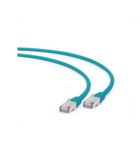 Kabel GEMBIRD PP6A-LSZHCU-G-1M RJ45 kat. 6A SFTP LSZH 1m zielony