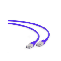 Kabel GEMBIRD PP6A-LSZHCU-V-1M RJ45 kat. 6A SFTP LSZH 1m fioletowy