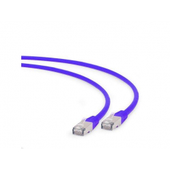 Kabel GEMBIRD PP6A-LSZHCU-V-1M RJ45 kat. 6A SFTP LSZH 1m fioletowy