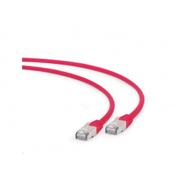 Kabel GEMBIRD PP6A-LSZHCU-R-1M RJ45 kat. 6A SFTP LSZH 1m czerwony