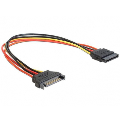 Kabel GEMBIRD przedłużacz SATA 15 pin męski > żeński 30cm