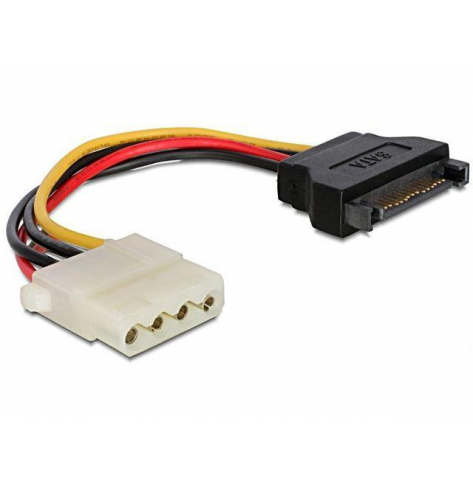 GEMBIRD CC-SATA-PS-M Gembird kabel Sata zasilajacy (M) -> Molex (F) 15cm