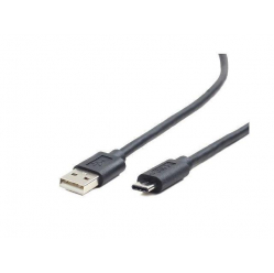 Kabel GEMBIRD USB-C 1m, czarny