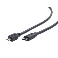 GEMBIRD CCP-USB2-MBMCM-6 Gembird kabel USB-C >micro USB 1.8 m, czarny