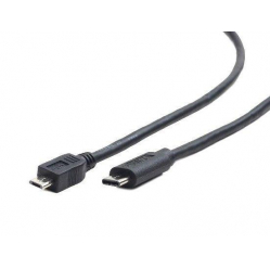 Kabel GEMBIRD USB-C > micro USB 1.8 m, czarny