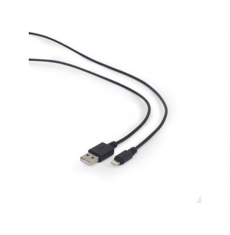 GEMBIRD CC-USB2-AMLM-2M Gembird kabe USB do 8-pin ładowanie transmisja (Ipad,Iphone5/6/7/8/X)2m czarny