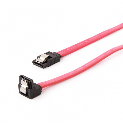 Kabel GEMBIRD SATA DATA III 50cm metalowe zatrzaski kątowy
