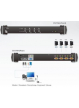 Switch KVM Aten CS1754Q9-AT-G 4 porty PC 1 port CS-1754 USB 19 PS/2 Audio