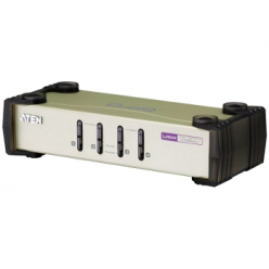 Switch Aten CS84U 4-Port PS/2-USB KVM, 4x Custom KVM Cable Sets, Non-powered