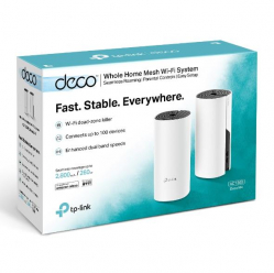 Router TP-Link Deco M4 AC1200 whole home Mesh WiFi system MU-MIMO 2-pack