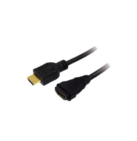 LOGILINK CH0057 LOGILINK - Kabel HDMI 1.4, HDMI male / female Gold 3m