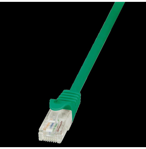 LOGILINK CP1015U LOGILINK Patchcord CAT 5e UTP 0,25m zielony