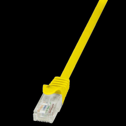 Kabel LOGILINK CP1027U LOGILINK Patchcord CAT 5e UTP 0,50m żółty