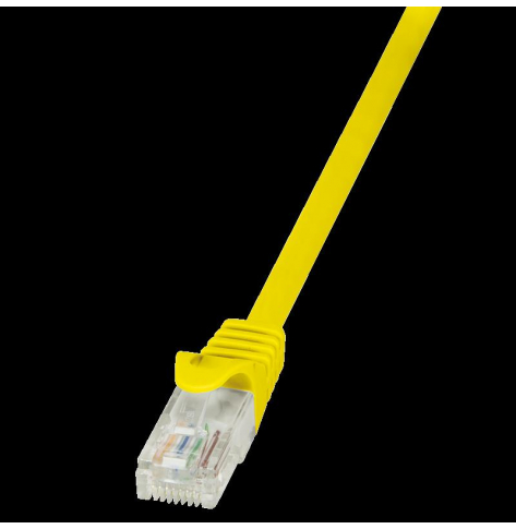 Kabel LOGILINK CP1027U LOGILINK Patchcord CAT 5e UTP 0,50m żółty