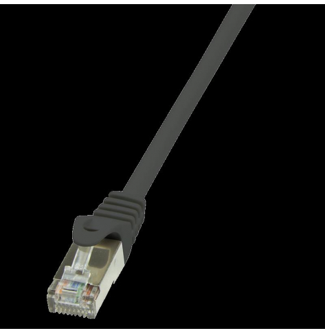 Kabel LOGILINK CP1033S LOGILINK Patchcord CAT 5e F/UTP 1m czarny