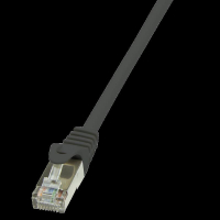 Kabel LOGILINK CP1053S LOGILINK Patchcord CAT 5e F/UTP 2m czarny