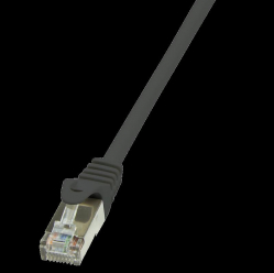 Kabel LOGILINK CP1083S LOGILINK Patchcord CAT 5e F/UTP 7,5m czarny