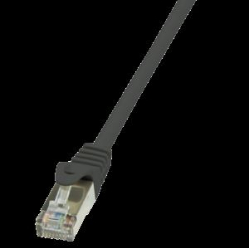 Kabel LOGILINK CP1093S LOGILINK Patchcord CAT 5e F/UTP 10m czarny