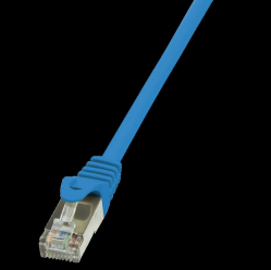 Kabel LOGILINK CP1026S LOGILINK Patchcord CAT 5e F/UTP 0,5m niebieski
